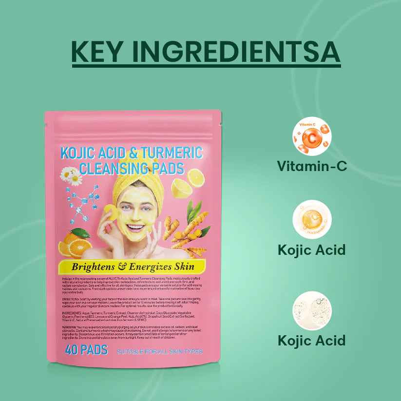 LAYZA™ Turmeric & Kojic Acid Pads (Original)