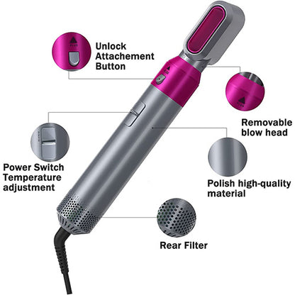 Layza™5-in-1 Hot Air Brush