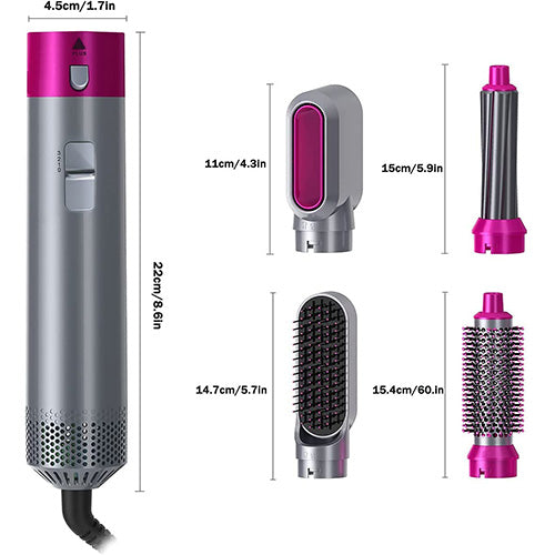 Layza™5-in-1 Hot Air Brush